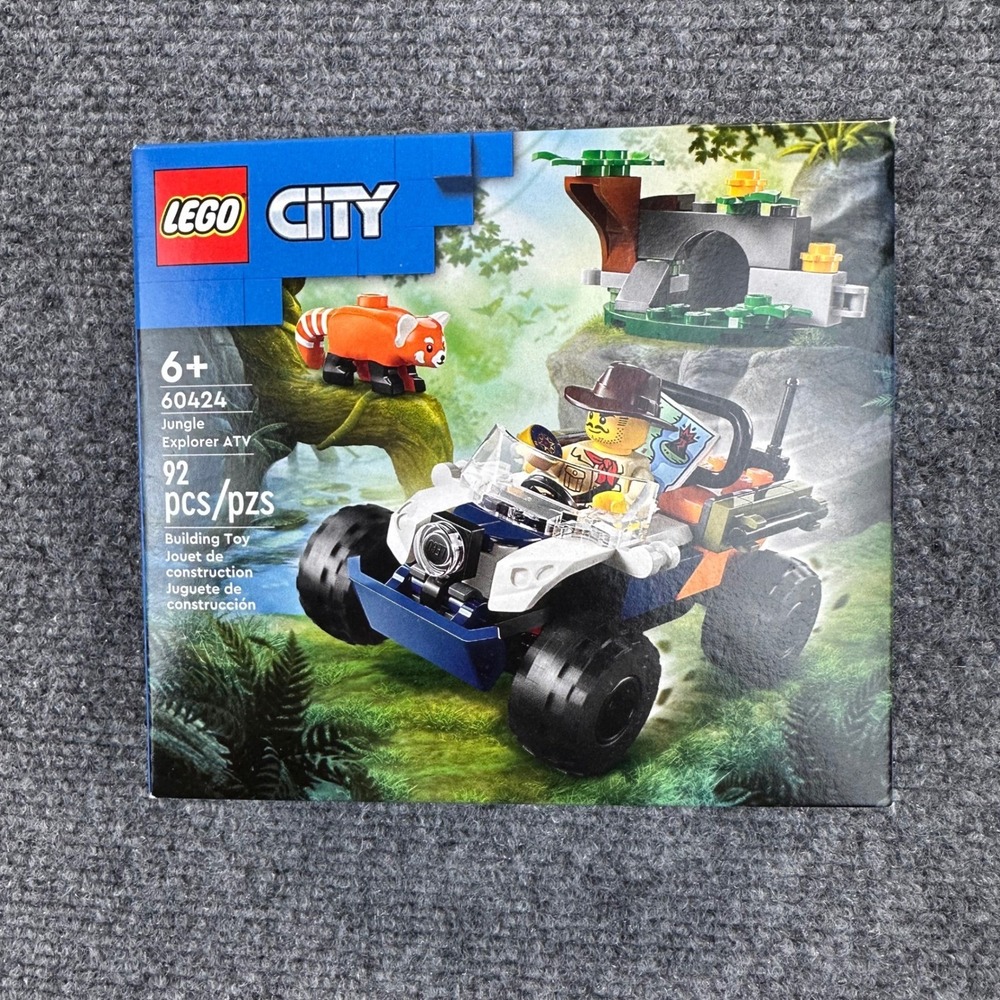 LEGO 60424 City Jungle Explorer ATV 92 Pcs 6+ Kids Building Toy‎ - Retired